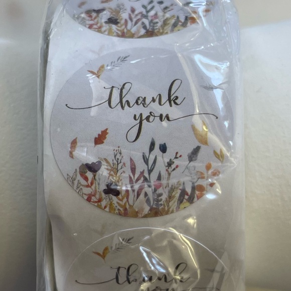 ‼️$5 SALE‼️ THANK YOU Autumn Floral Stickers - Picture 8 of 14
